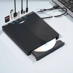 Lecteur CD/DVD Plug & Play, design compact et portable