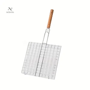Grille pliable avec manche pour un usage facile en extérieur