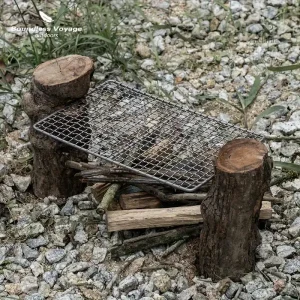 Accessoire barbecue compact pour camping et pique-nique