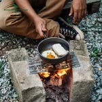 Grille de barbecue idéale pour cuisine d'extérieur nomade
