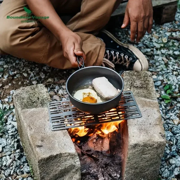 Grille de barbecue idéale pour cuisine d'extérieur nomade