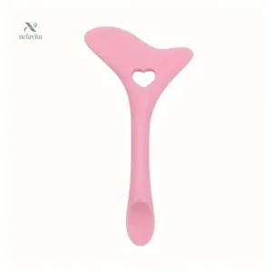 Gua Sha Visage en Silicone – Accessoire Massage Beauté avec Motif Cœur, Anti-Rides & Relaxation