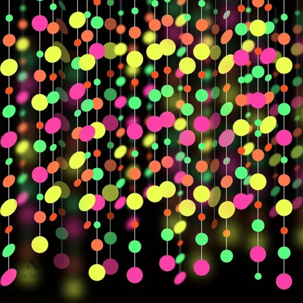 Guirlande décorative thème disco pour célébrations