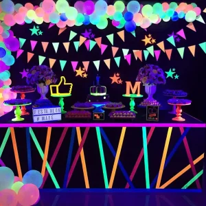 Fanions décoratifs lumineux pour événements festifs