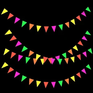 Guirlande colorée pour ambiance festive et célébrations