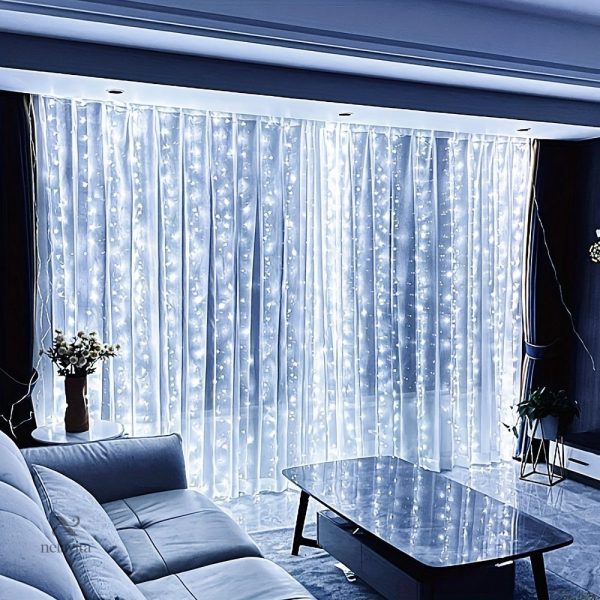 Guirlande féerique avec éclairage LED multicolore