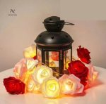 Guirlande de fleurs lumineuses pour la Saint-Valentin