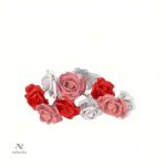 Décoration romantique avec guirlande LED rose