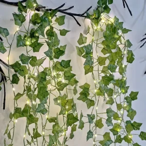 Guirlande Lierre Artificiel avec Lumières LED