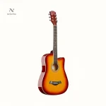 Guitare acoustique folk 6 cordes 38 pouces finition sunburst