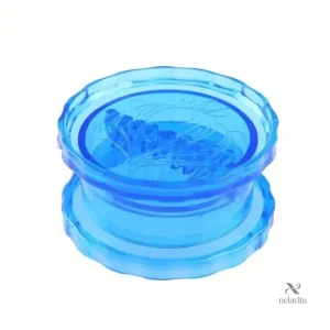 Hachoir à Ail Manuel en Plastique Transparent – Mini Broyeur Rotatif pour Ail, Gingembre et Herbes
