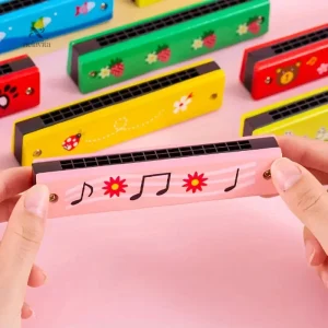 Harmonica en bois, idéal pour développer la créativité