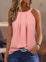 Haut Femme Plissé élégant pour un style décontracté