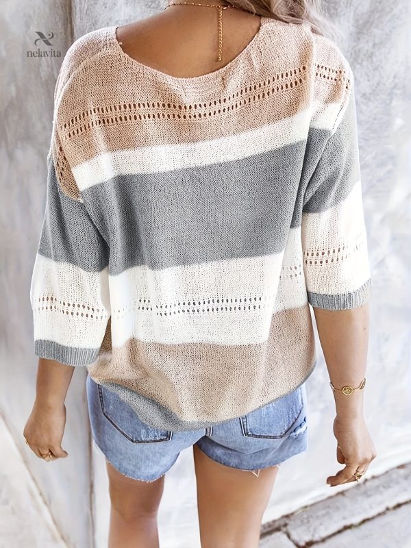 Haut ample en tricot pour un style décontracté