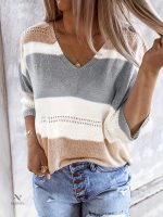 Pull à rayures pour un look tendance féminin
