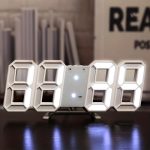 Horloge numérique LED pour une décoration moderne