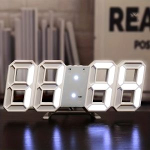 Horloge numérique LED pour une décoration moderne