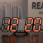 Horloge design 3D pour un style futuriste