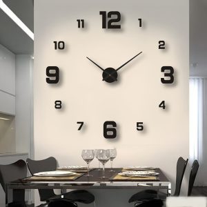 Horloge murale élégante au style Art Déco