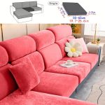 Housse en velours pour meuble d'assise