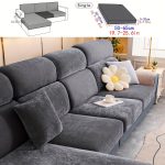 Housse extensible pour canapé gris