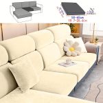 Housse pour fauteuil extensible en velours