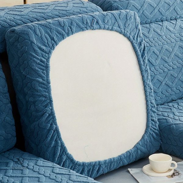 Housse Canapé Géométrique Velours - vue 6