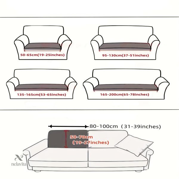 Housse de canapé en velours, motif géométrique