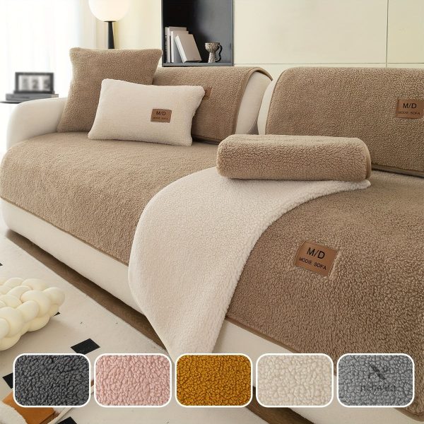 housse-canape-peluche-antiderapante-universelle-1 Housse Canapé Antidérapante en Peluche Universelle