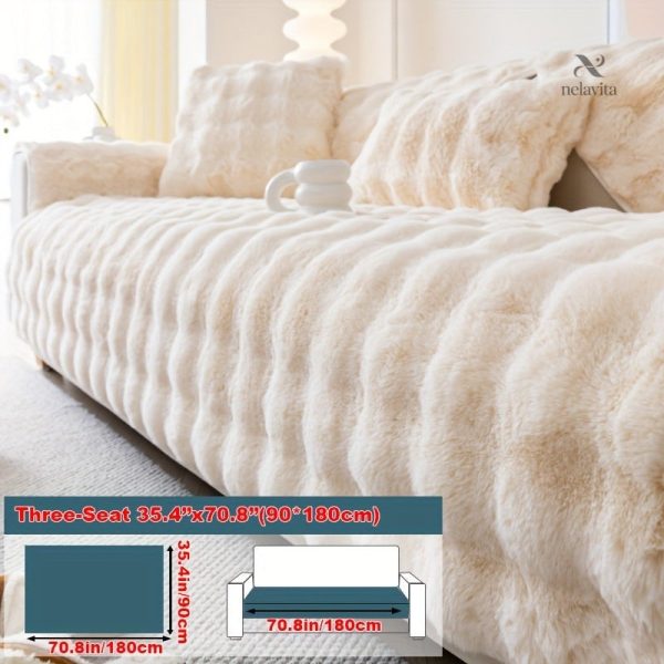 Housse canapé confortable imitation lapin