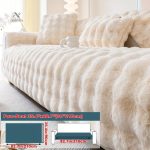 Housse de canapé tendance peluche
