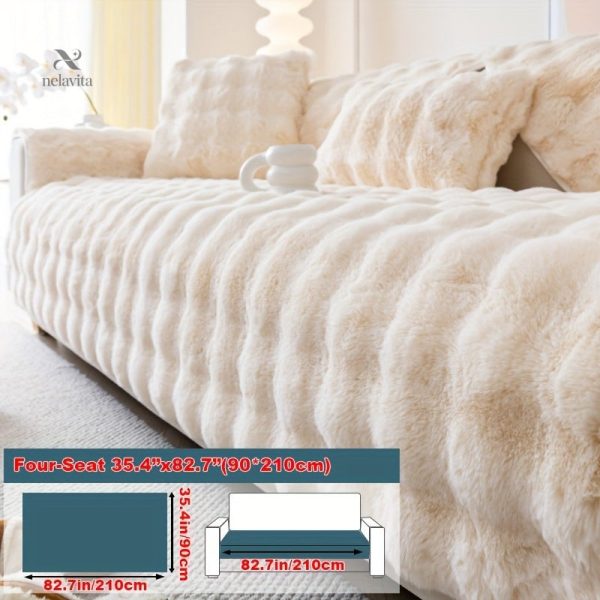 Housse de canapé tendance peluche