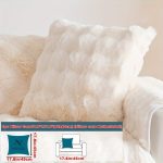 Housse de chaise en peluche imitation