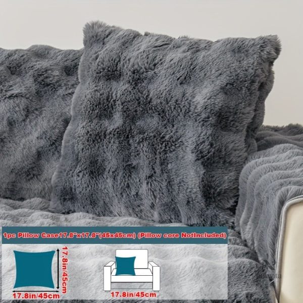 Housse pour meubles en peluche douce