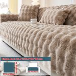 Housse de canapé en peluche pour confort
