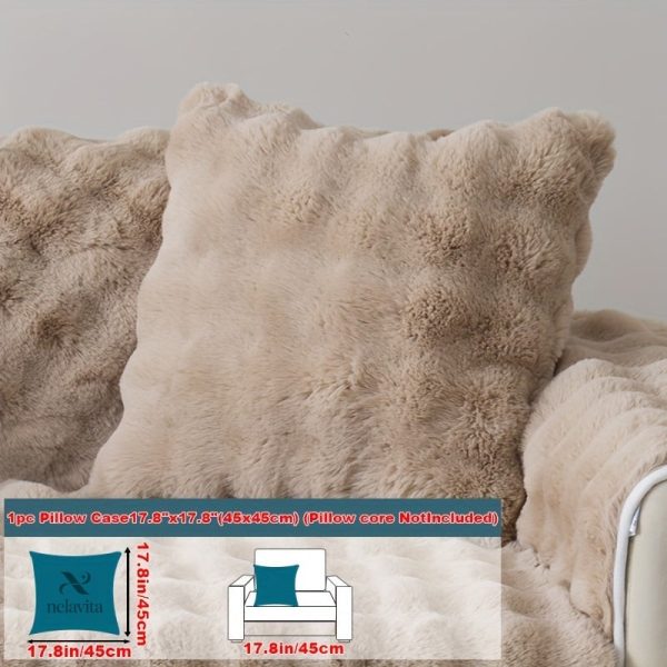 Housse canapé peluche imitation lapin - vue 3