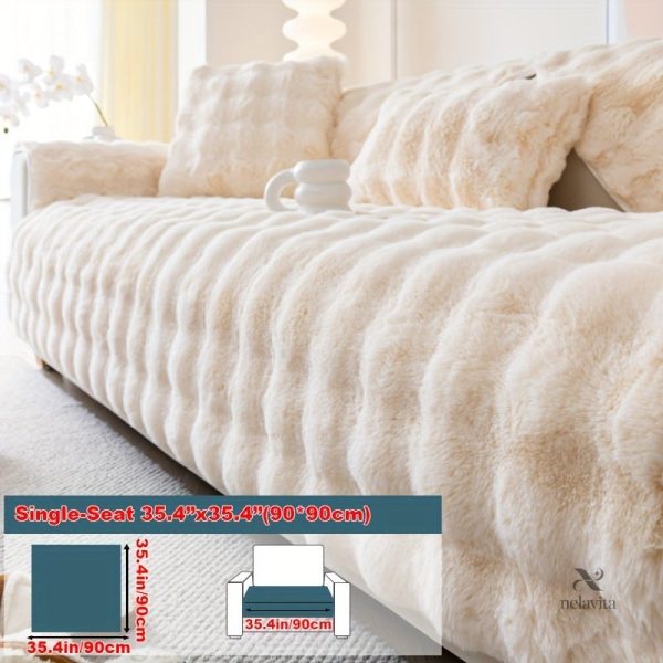 Housse de canapé design peluche