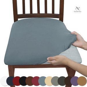 Housse Chaise Élastique Unie Antipoussière