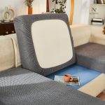 Housse de coussin moderne gris