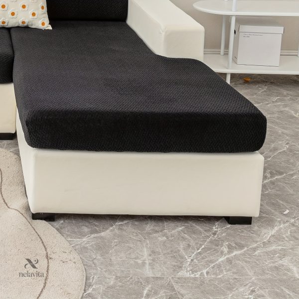 Housse de coussin grise minimaliste