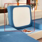 Housse de coussin moderne gris - vue 2