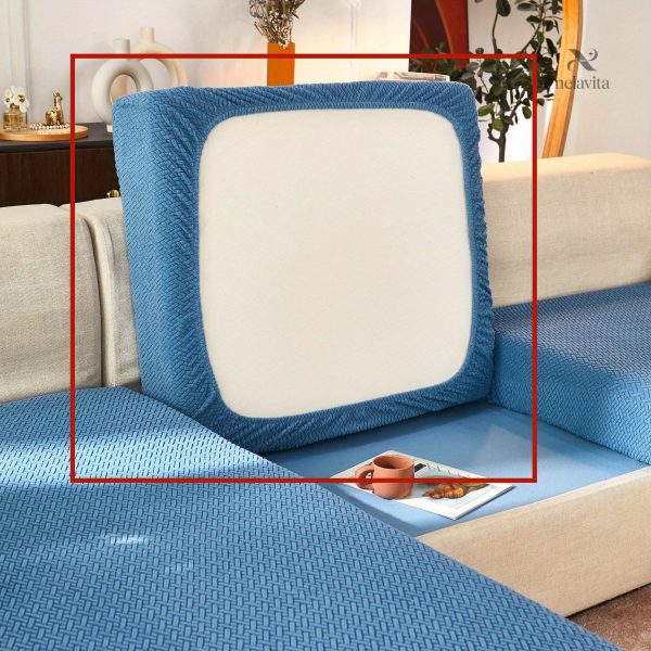 Housse de coussin moderne gris - vue 2