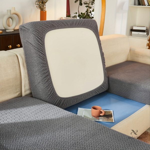 Housse de coussin moderne gris - vue 20