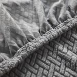 Housse de coussin gris tendance