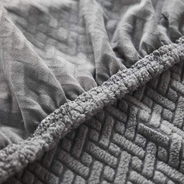 Housse de coussin gris tendance