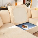 Coussin gris pour fauteuil stylé