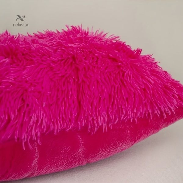 Housse coussin luxe en fausse fourrure - vue 4