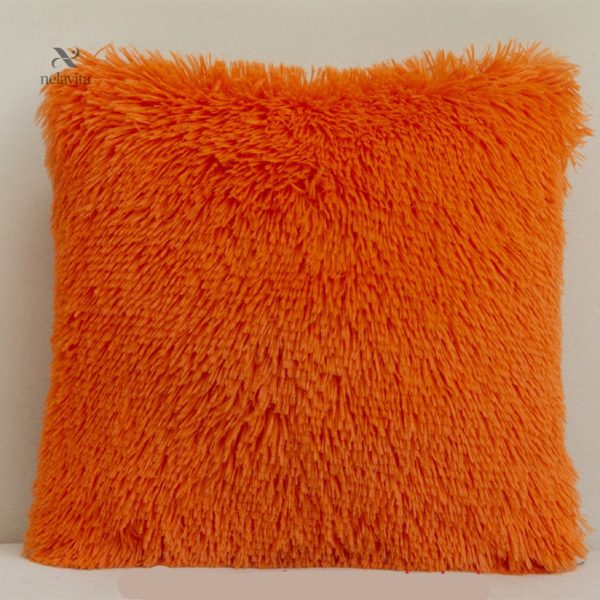 Housse décorative pour chaises en fausse fourrure