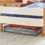 Housse de rangement sous lit avec fermeture éclair, grande capacité