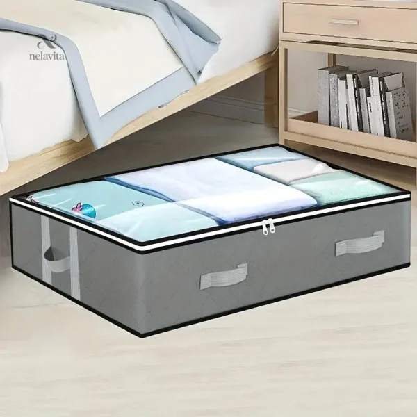 Organisateur sous lit pratique pour un espace optimisé